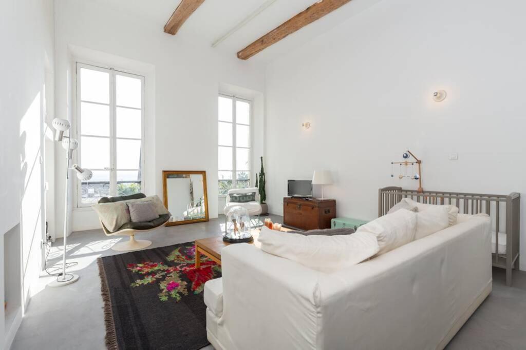 Ferienwohnung 06J - Superb Duplex Loft With Ac - Sea View Nizza Exterior foto