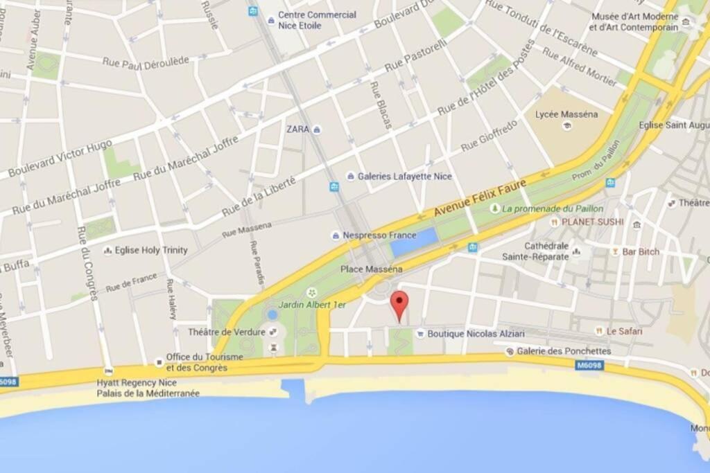 Ferienwohnung 06J - Superb Duplex Loft With Ac - Sea View Nizza Exterior foto