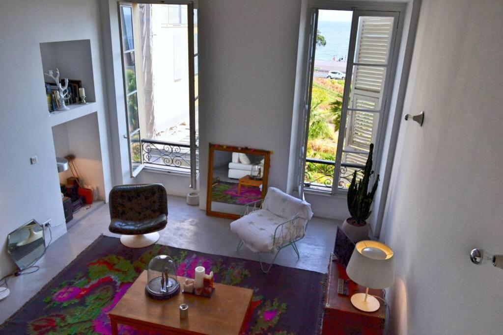 Ferienwohnung 06J - Superb Duplex Loft With Ac - Sea View Nizza Exterior foto