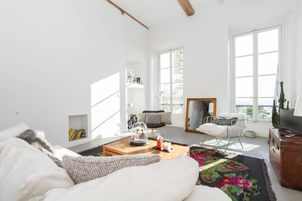 Ferienwohnung 06J - Superb Duplex Loft With Ac - Sea View Nizza Exterior foto