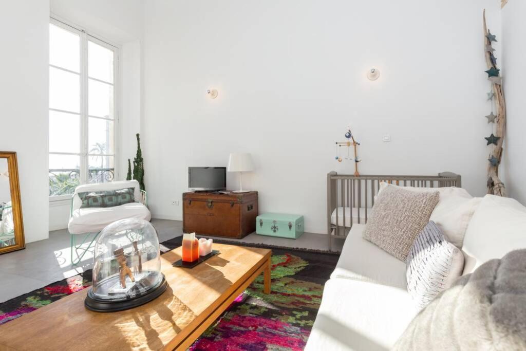 Ferienwohnung 06J - Superb Duplex Loft With Ac - Sea View Nizza Exterior foto